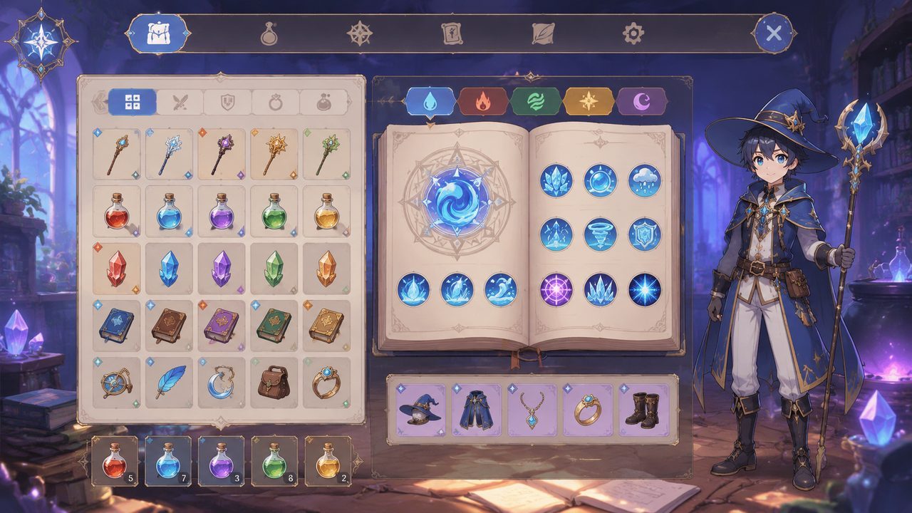魔法师露娜 存档管理 内容截图 2